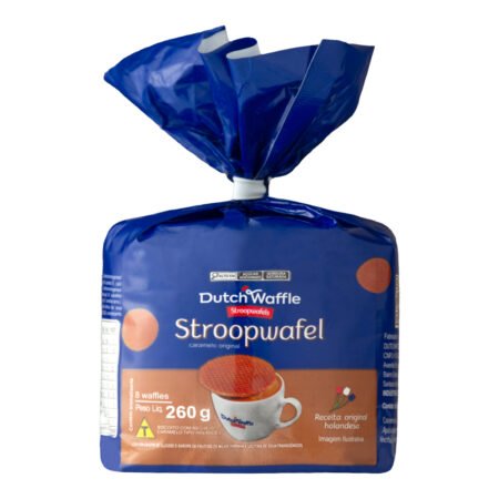 KIT 4 PACOTES de 260grs STROOPWAFEL