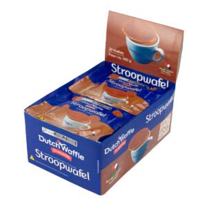DISPLAY DE BALCÃO com 20 PACOTES de 32,5grs STROOPWAFEL